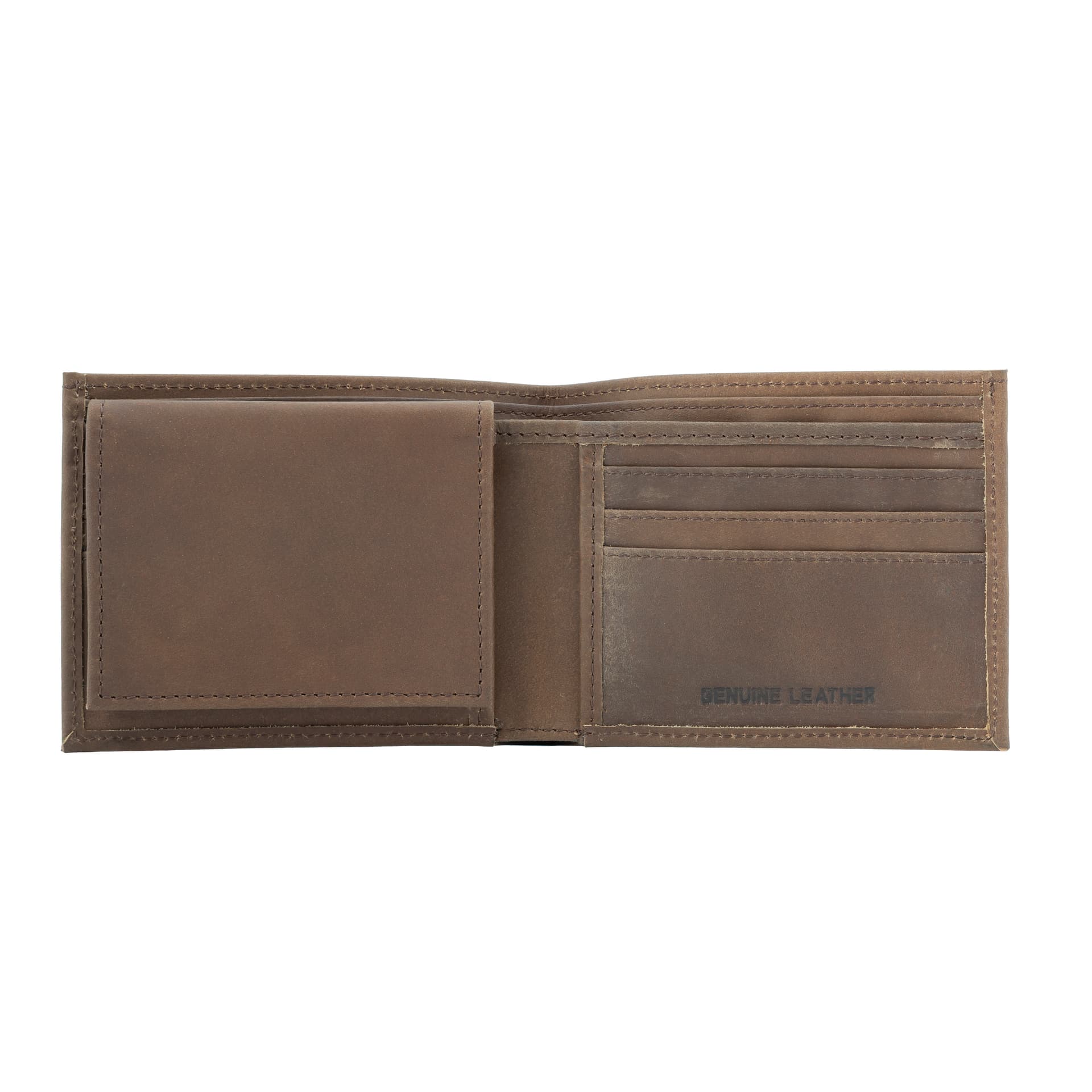 Vintage Leather Bifold Wallet view 3