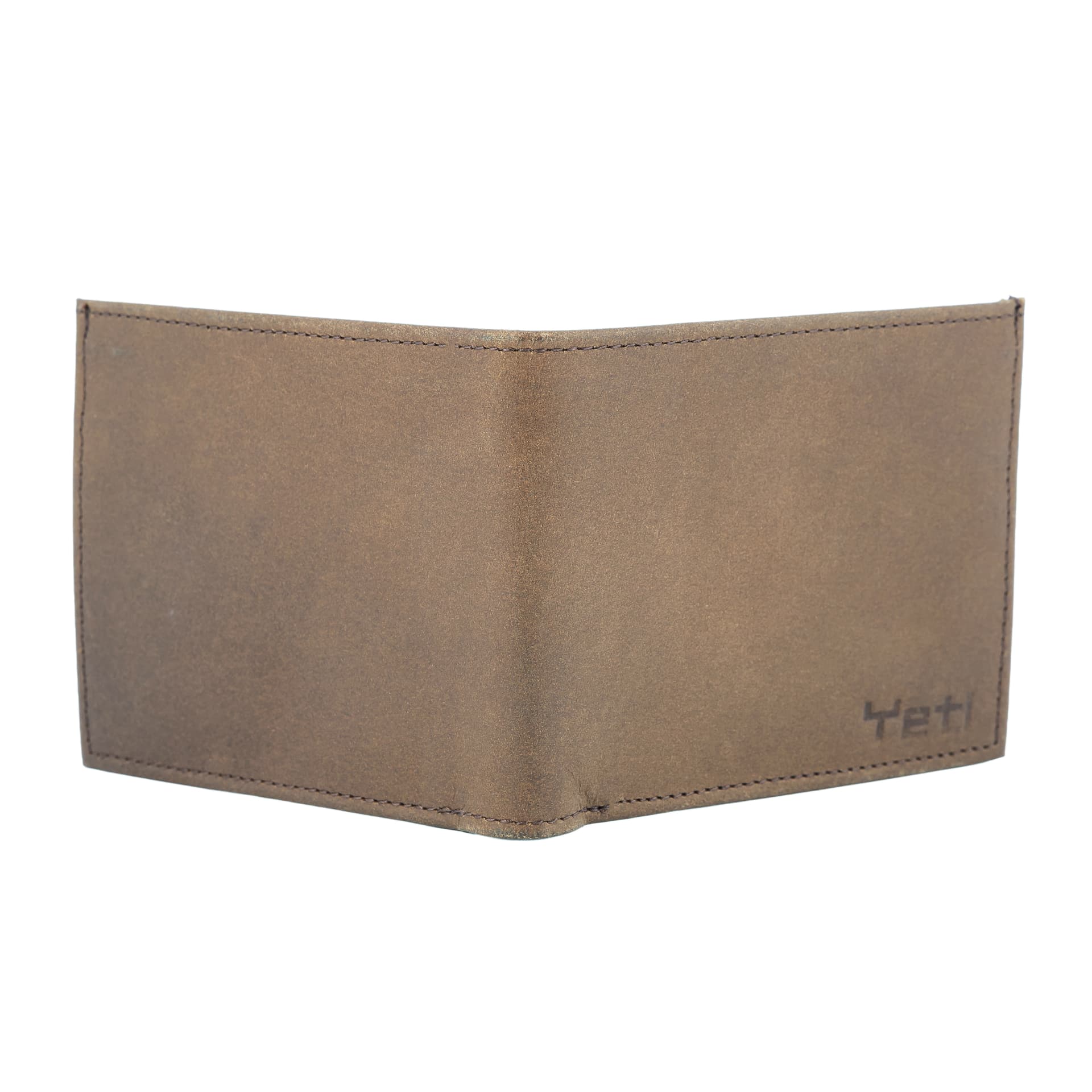 Premium Brown Leather Bifold Wallet view 2