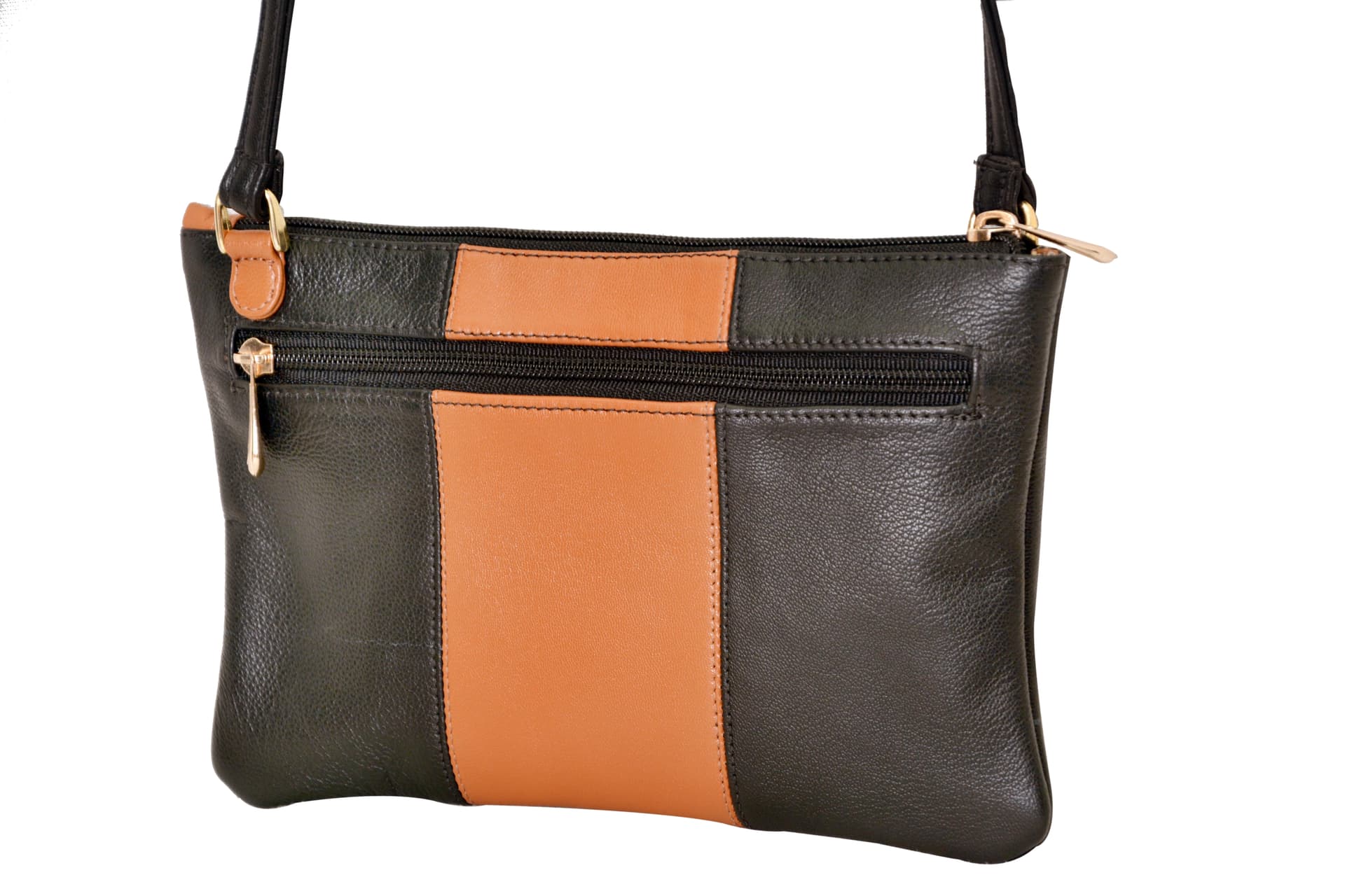 Classic Grey Leather Women Shoulder Bag view 2