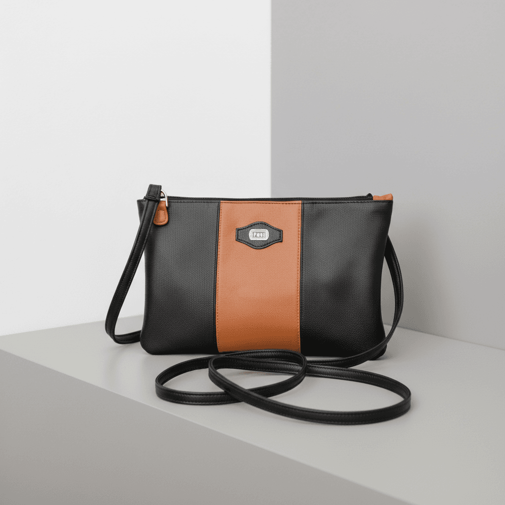 Classic Grey Leather Women Shoulder Bag