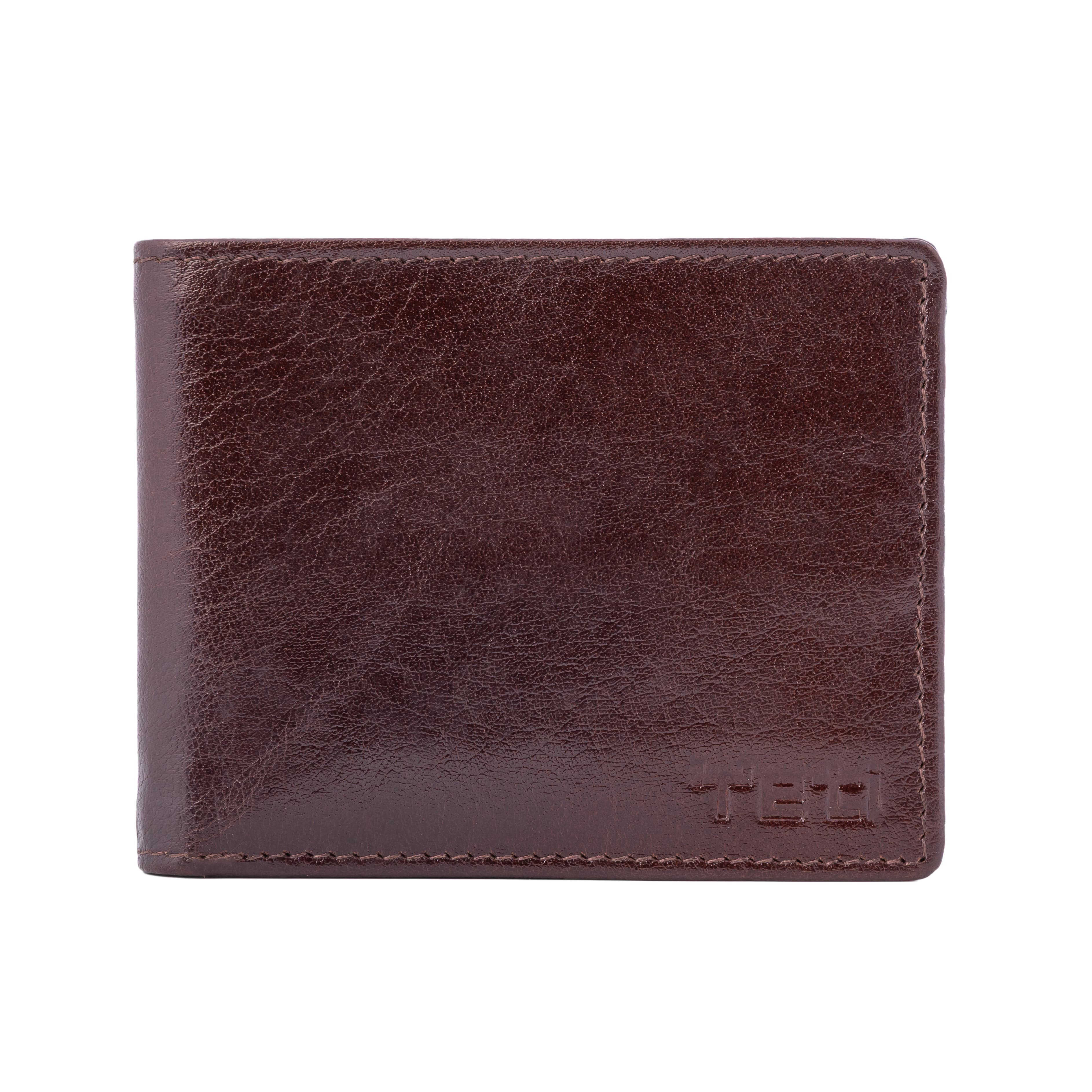 Classic Brown Leather Bifold Wallet
