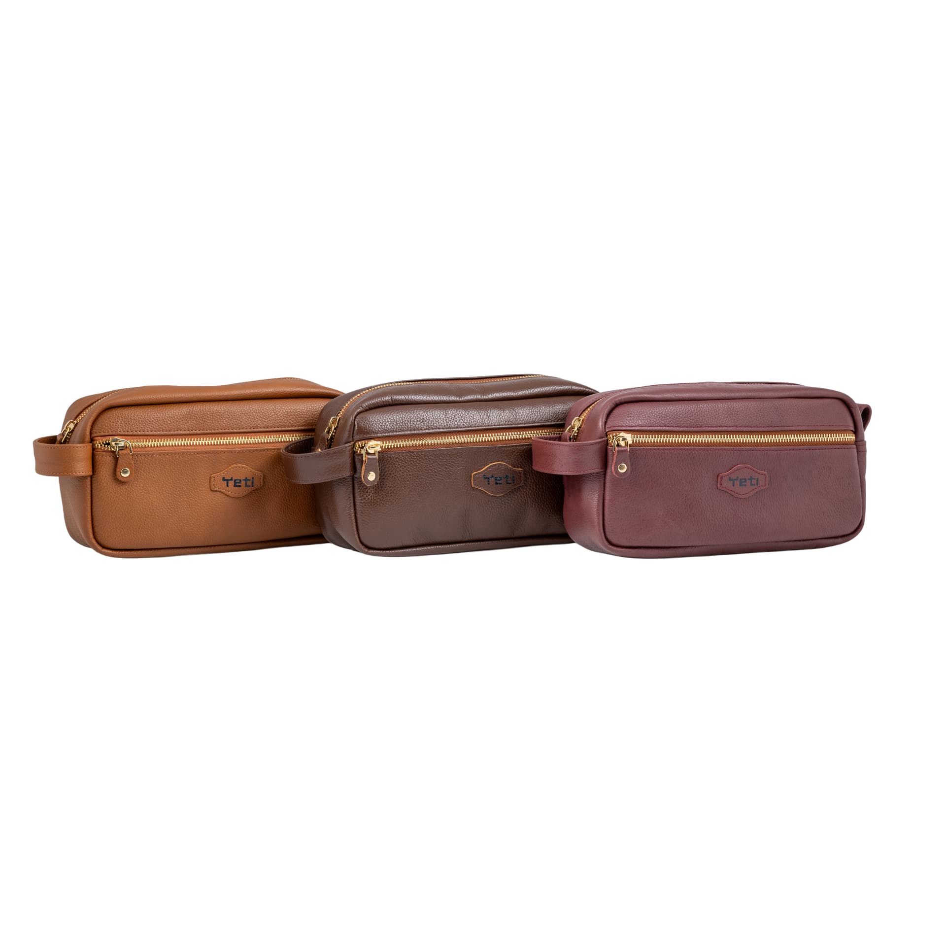 Premium Brown Leather Travel Pouch view 2